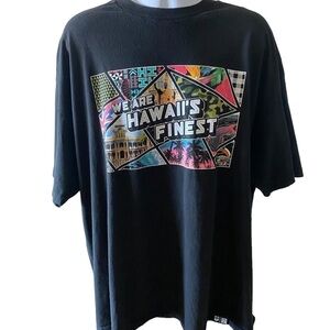 Hawaii’s FINEST Grand Opening Line 2017 Hawaiian Themed Tee Shirt Men 3XL XXXL